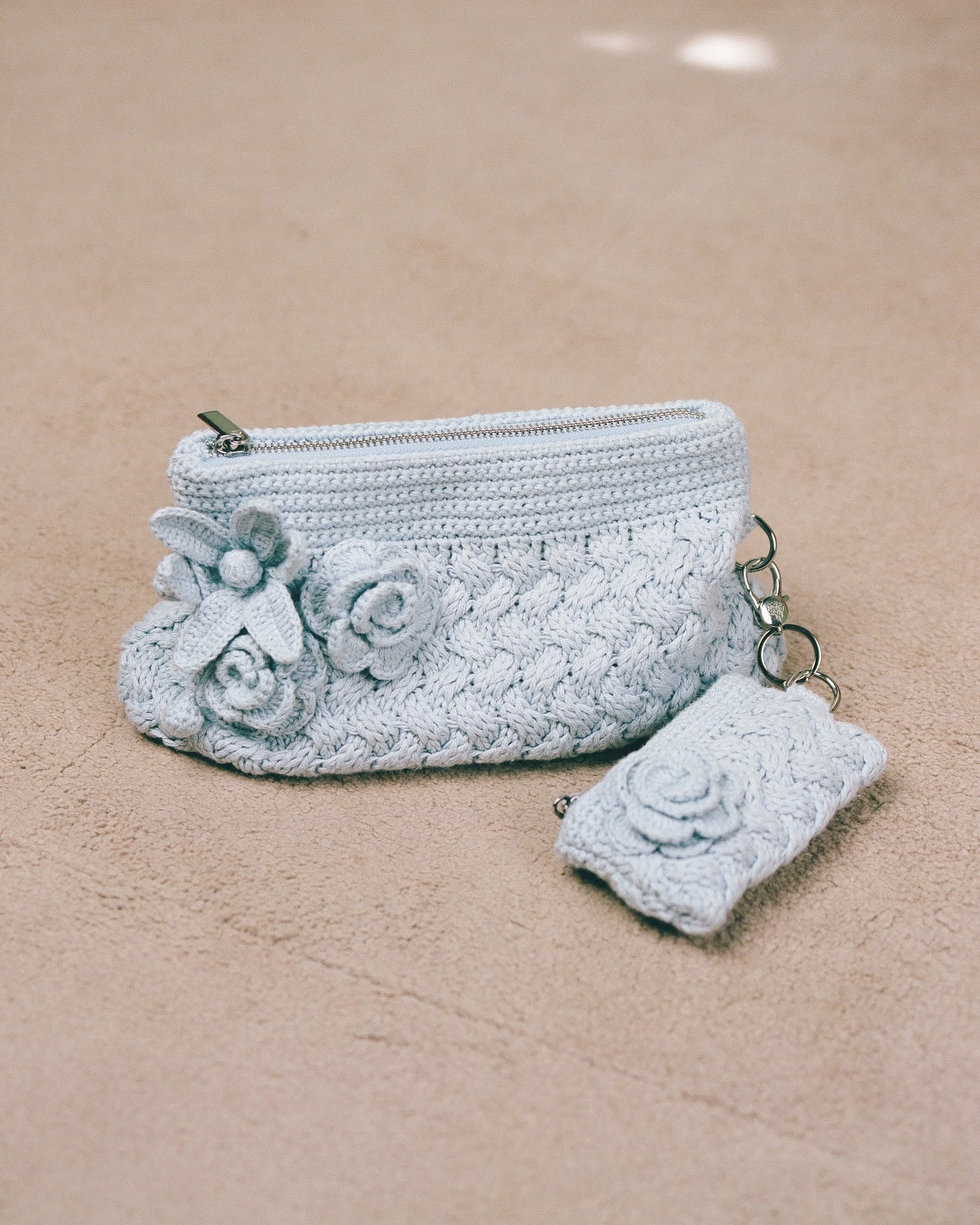 Crochet Garden Cosmetics Bag - Bluewishes - Image 4