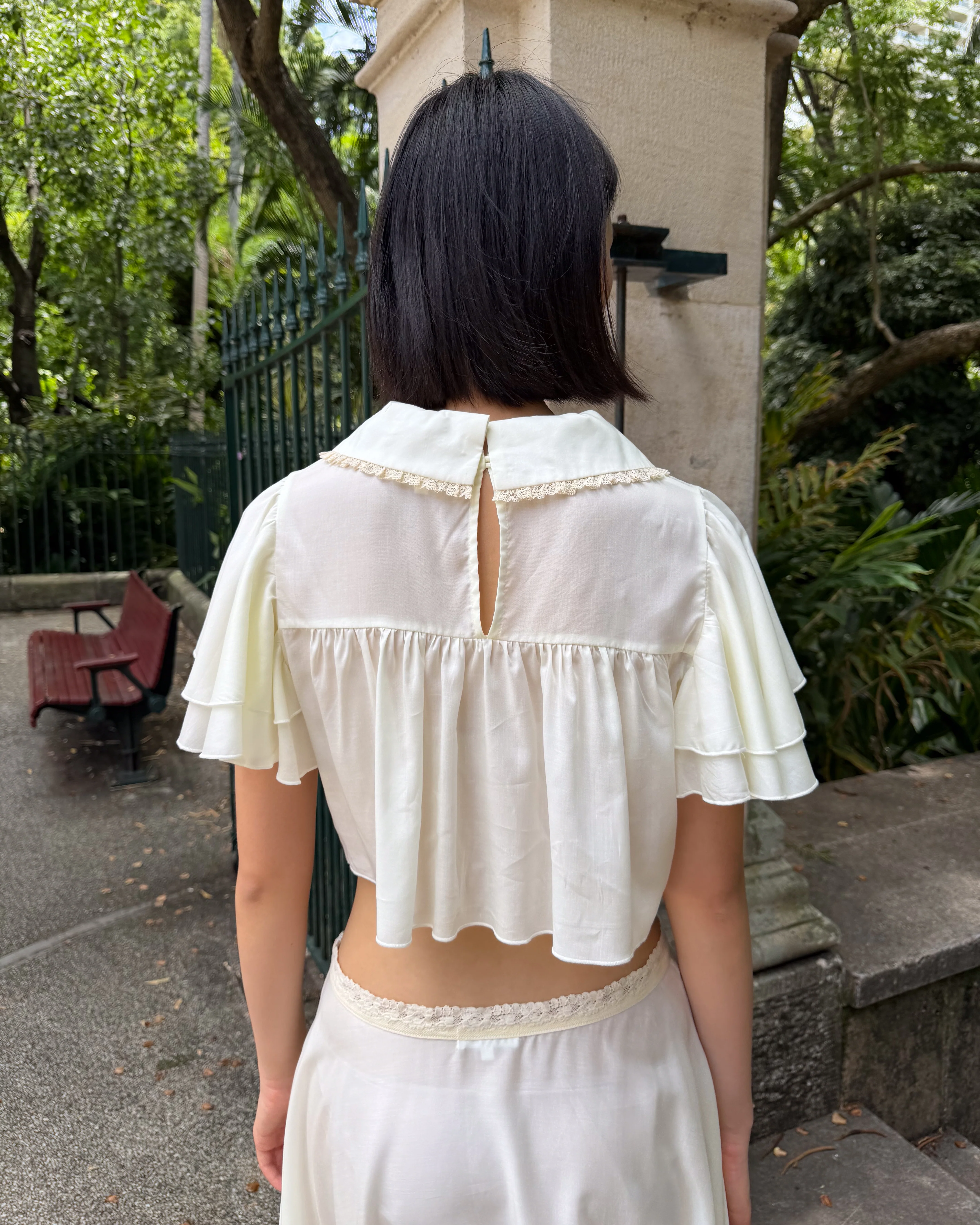 Heir Blouse - Vintage White - Image 6