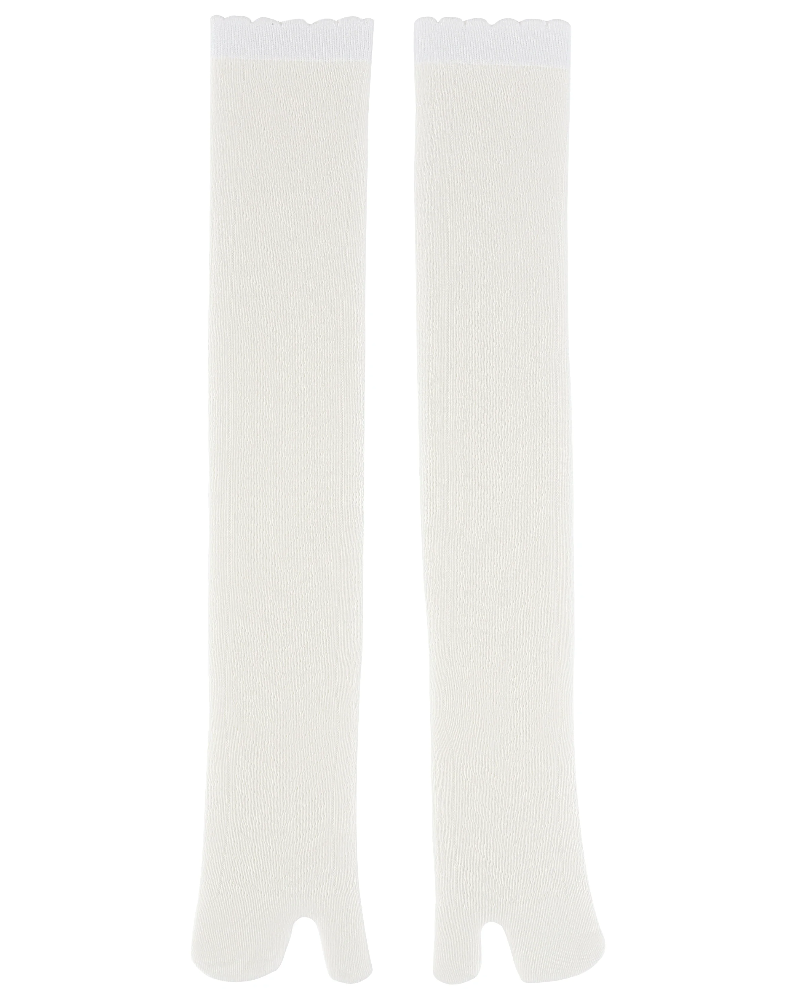 Knit Lace Knee Tabi Socks