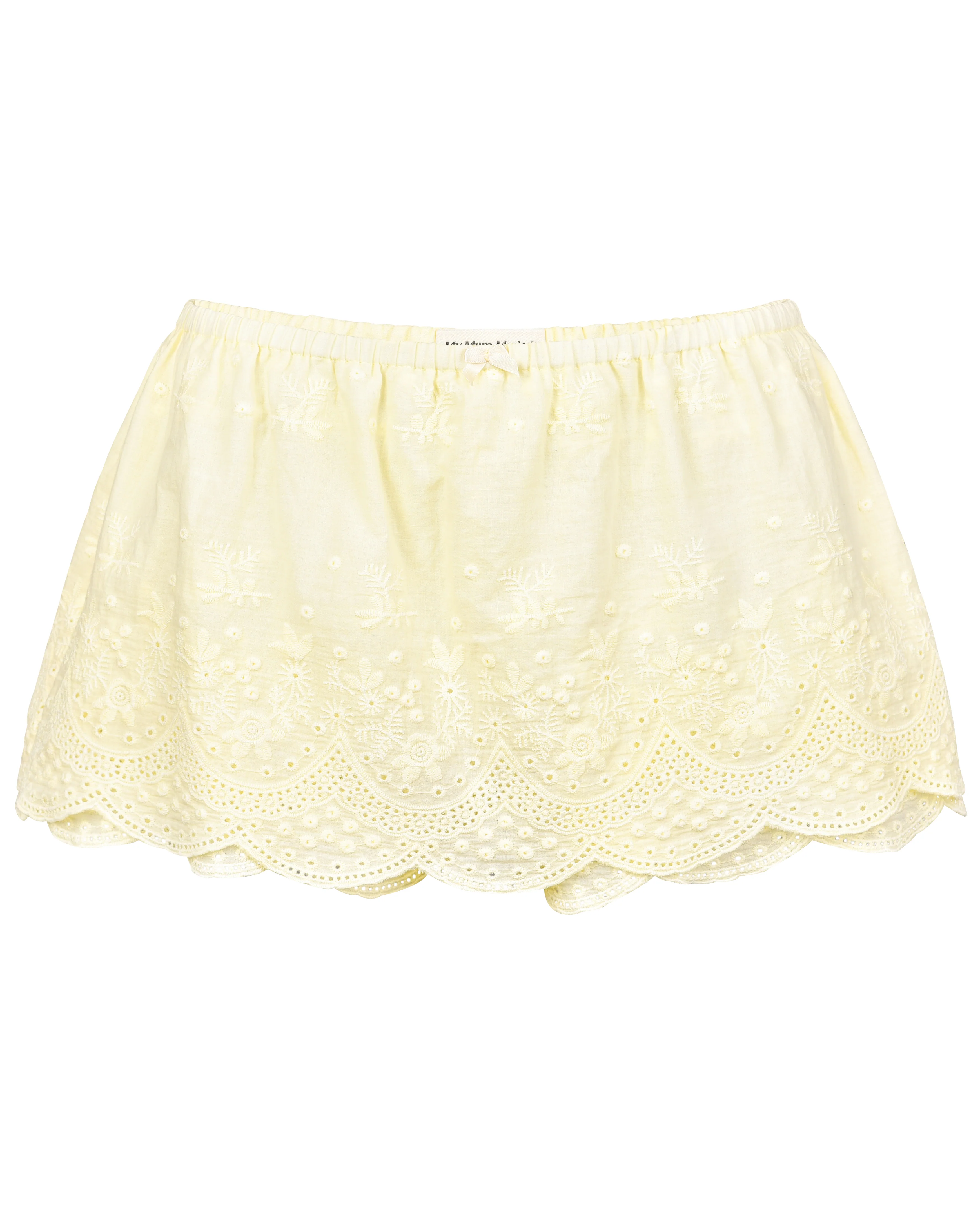Lace Skort - Lemon
