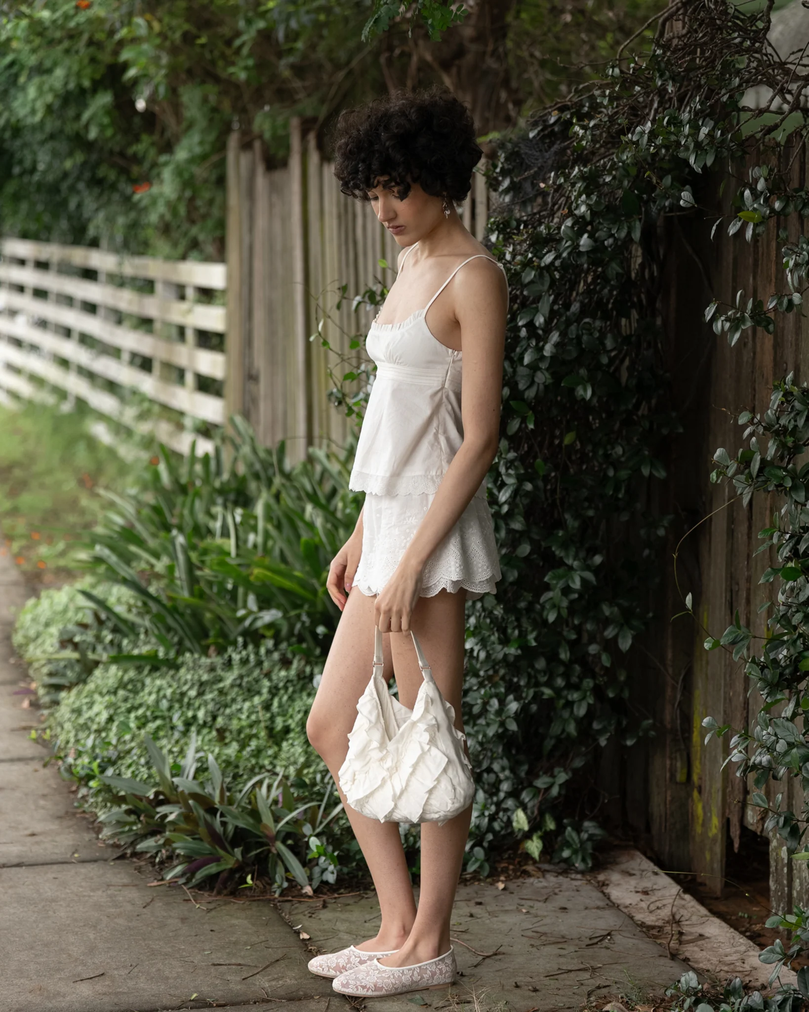 Lace Skort - White - Image 7