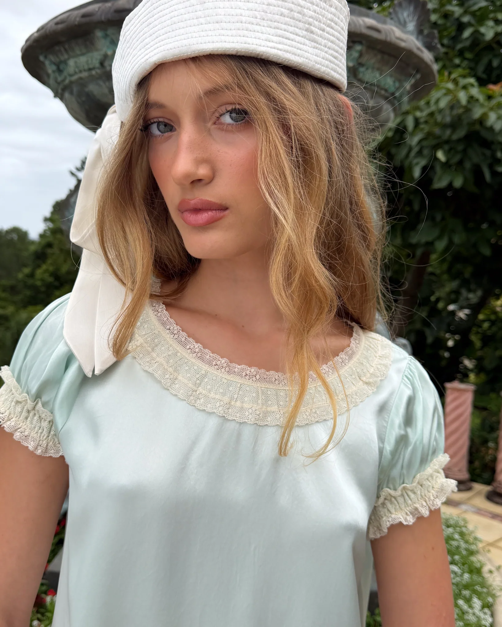 Lace-Trim Daydream Dress - Mint - Image 6