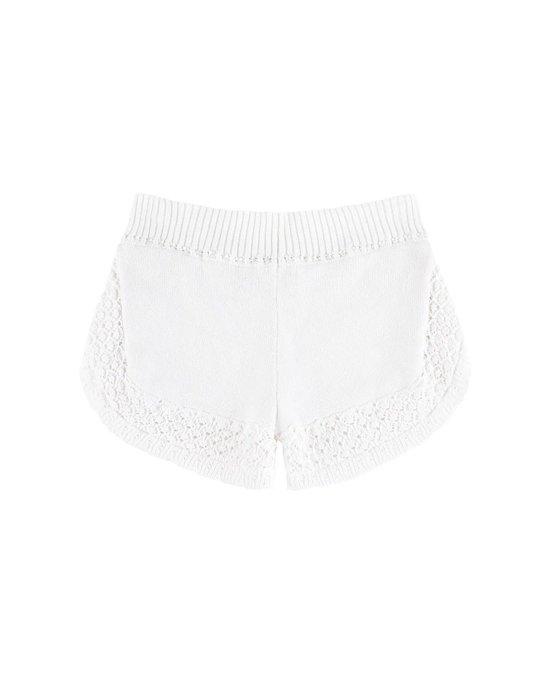 Laceweave Dolphin Shorts - White - Image 10