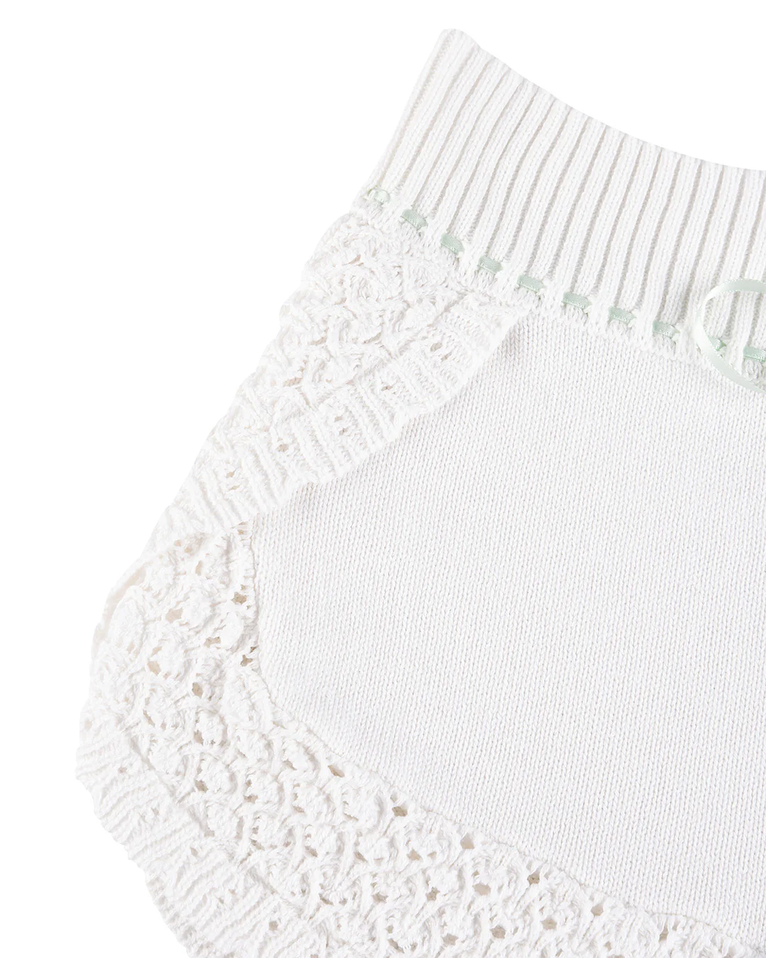 Laceweave Dolphin Shorts - White - Image 8