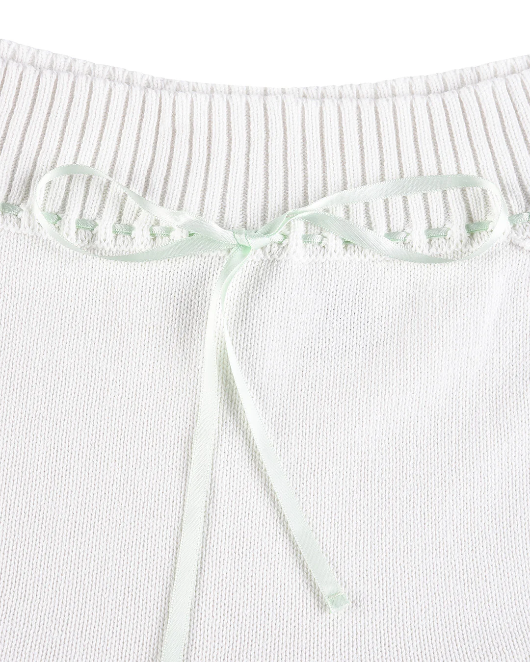 Laceweave Dolphin Shorts - White - Image 9