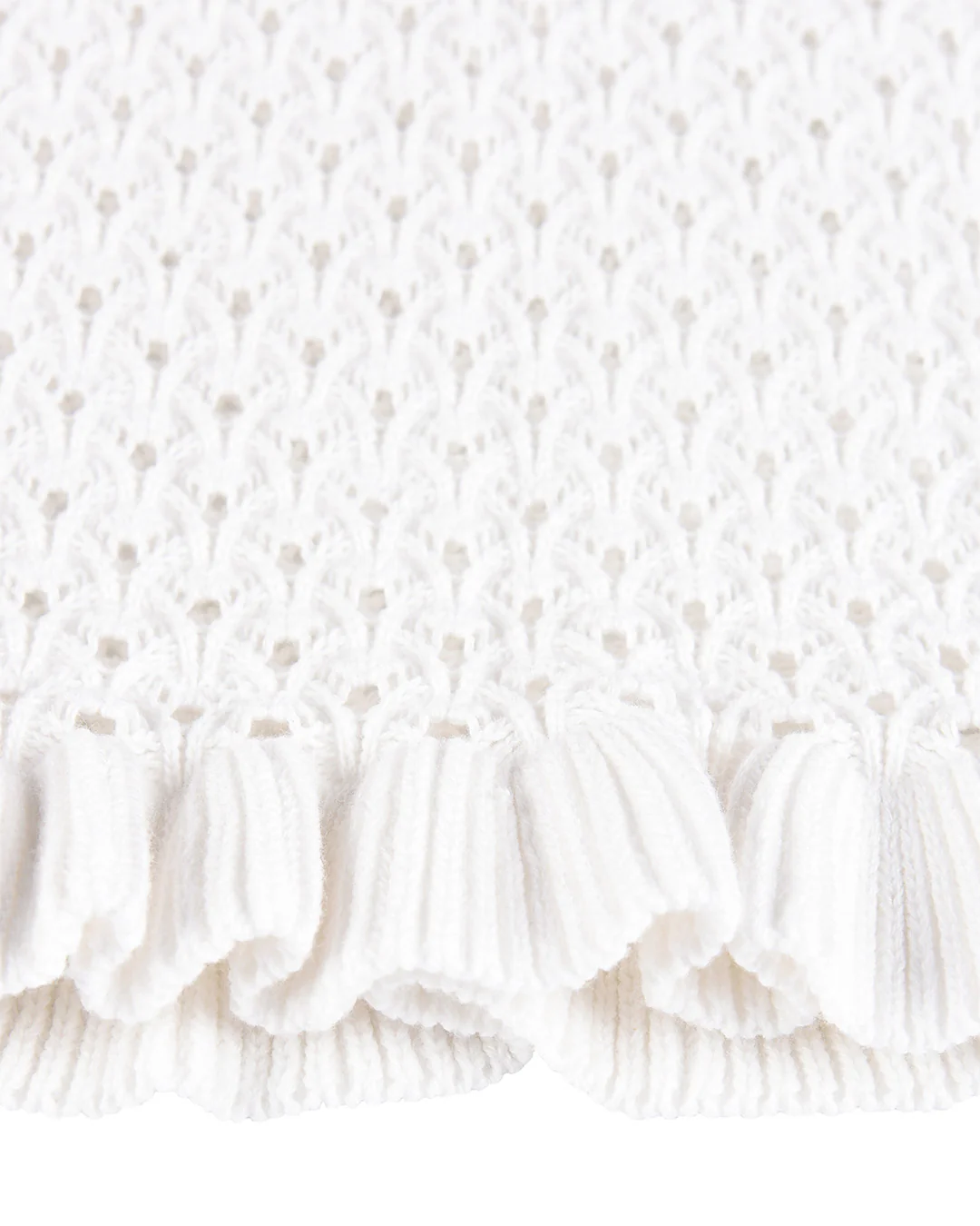 Laceweave Midi Skirt - White - Image 9