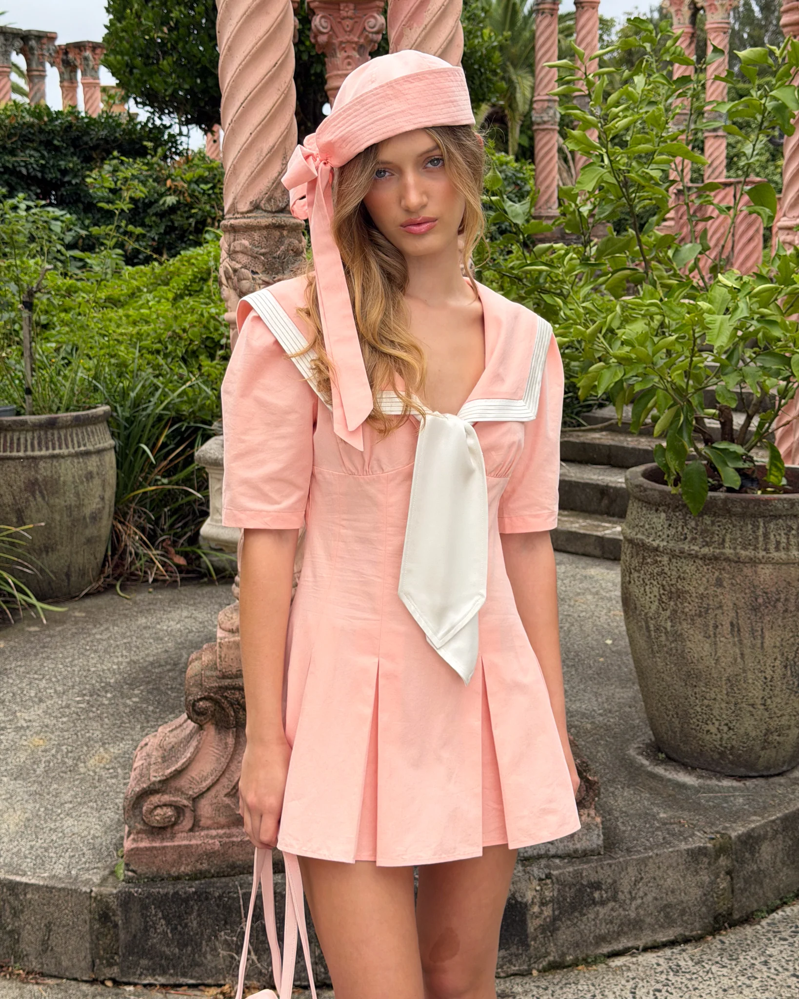 Marina Mini Dress - Electra Blush - Image 3