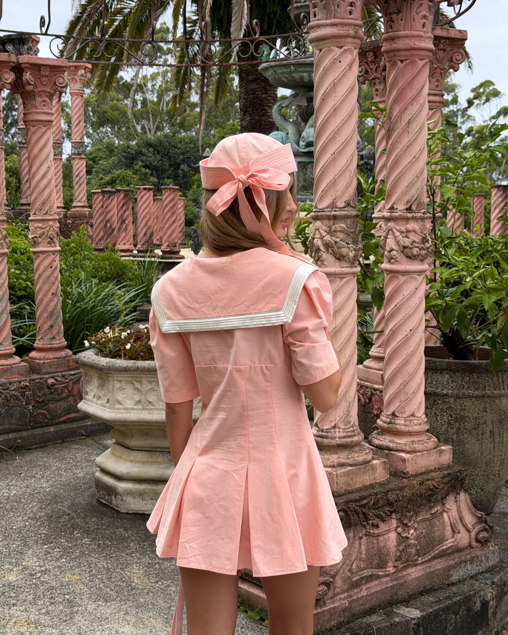 Marina Mini Dress - Electra Blush - Image 5