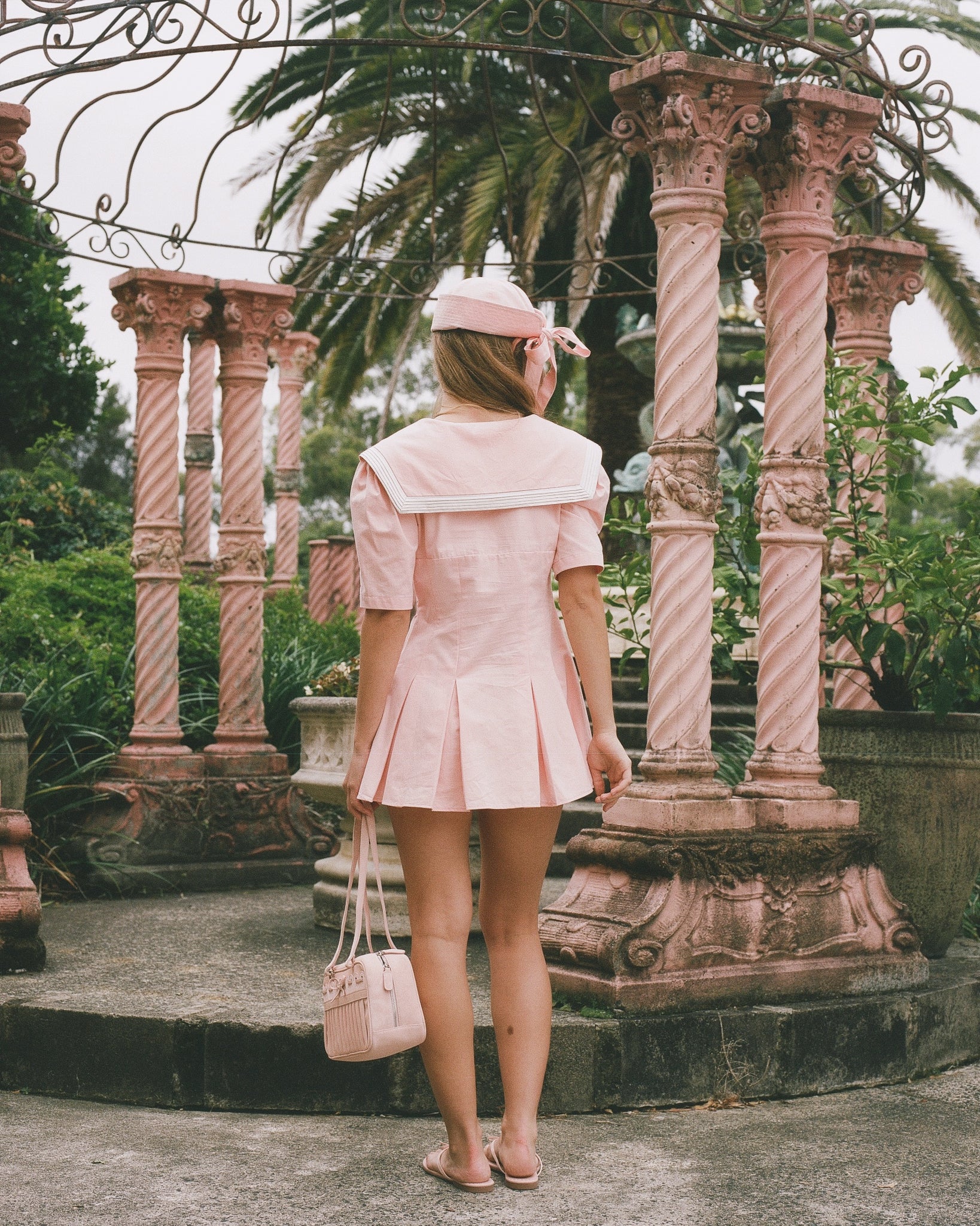 Marina Mini Dress - Electra Blush - Image 6