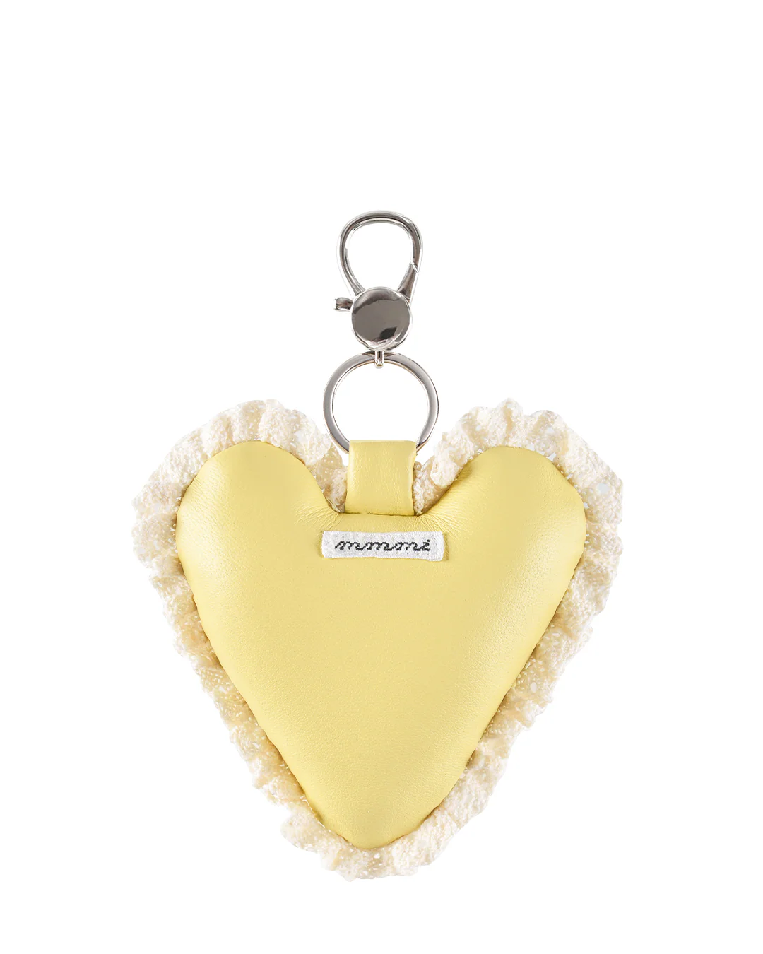 Rosette Heart Keychain - Marigold - Image 2