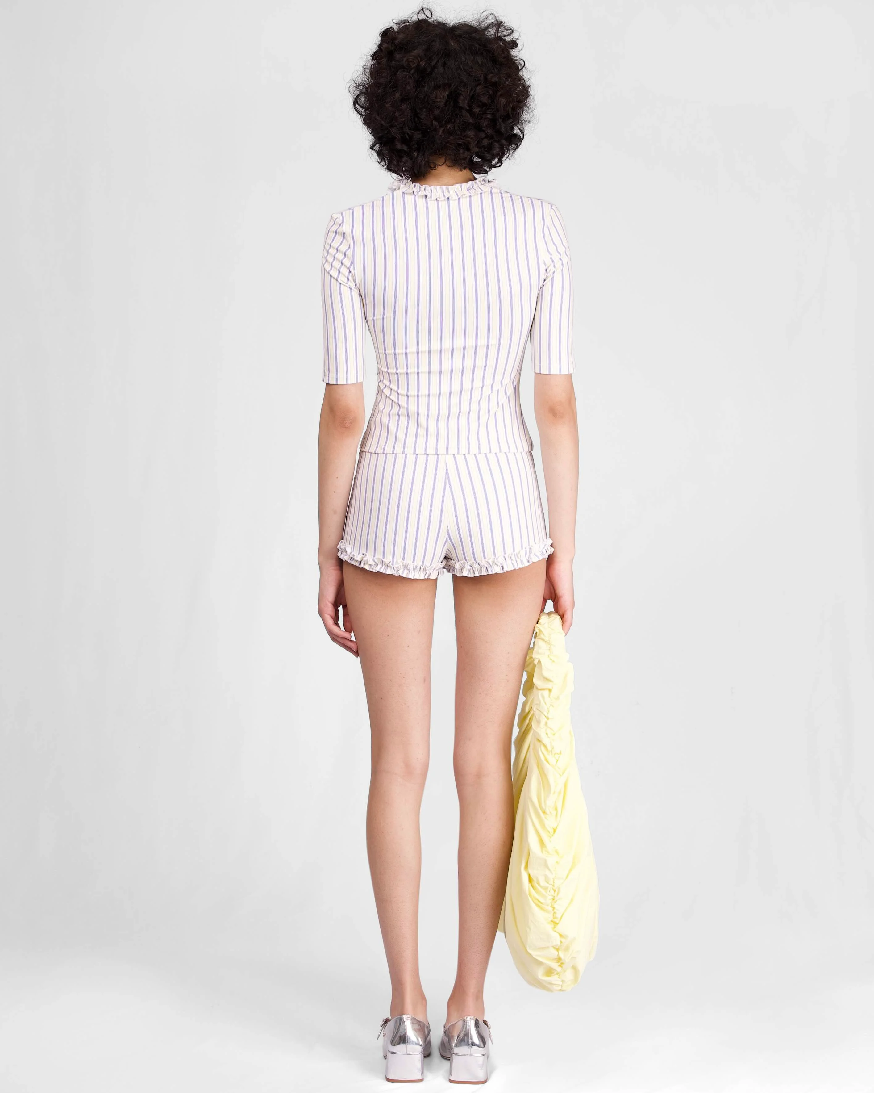 Ruffle Beach Top - Pacific Stripe - Image 8