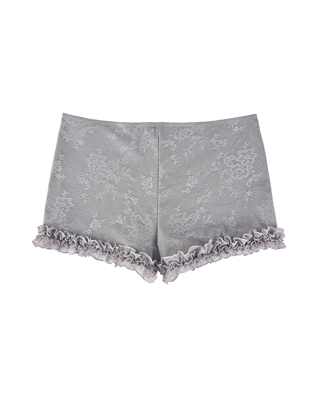 Ruffled Micro Shorts - Wisteria - Image 8