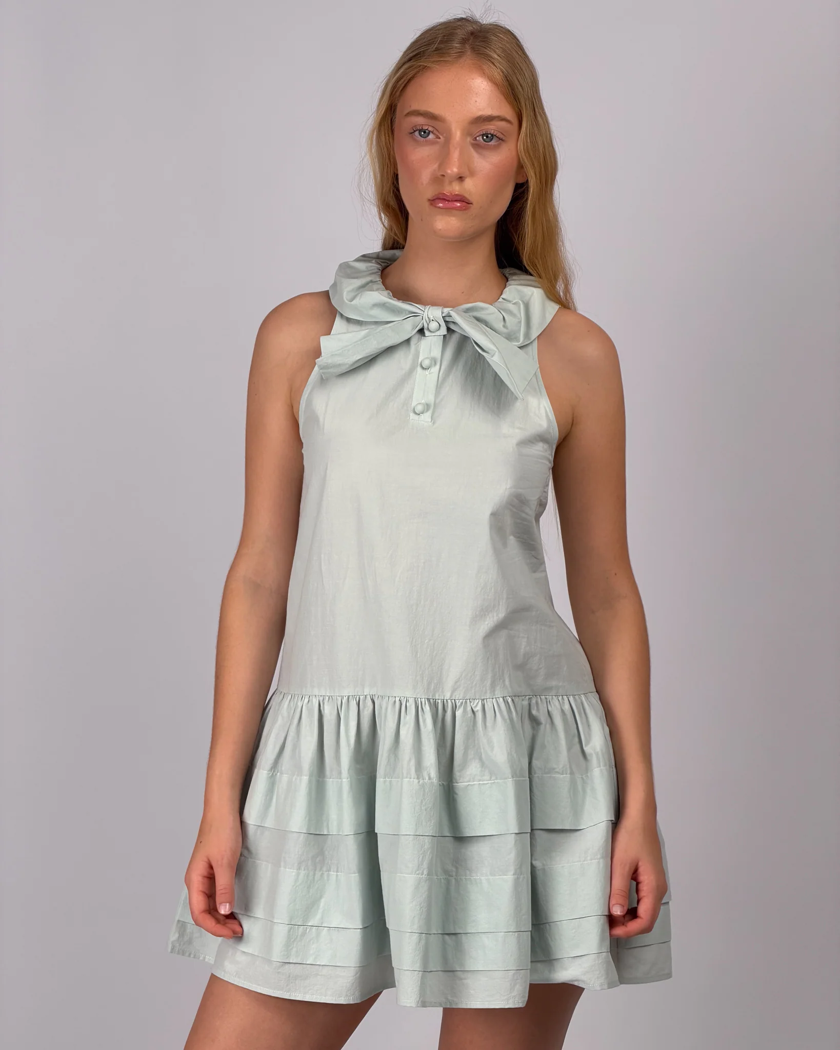 Sail Collar Dress - Mint - Image 2