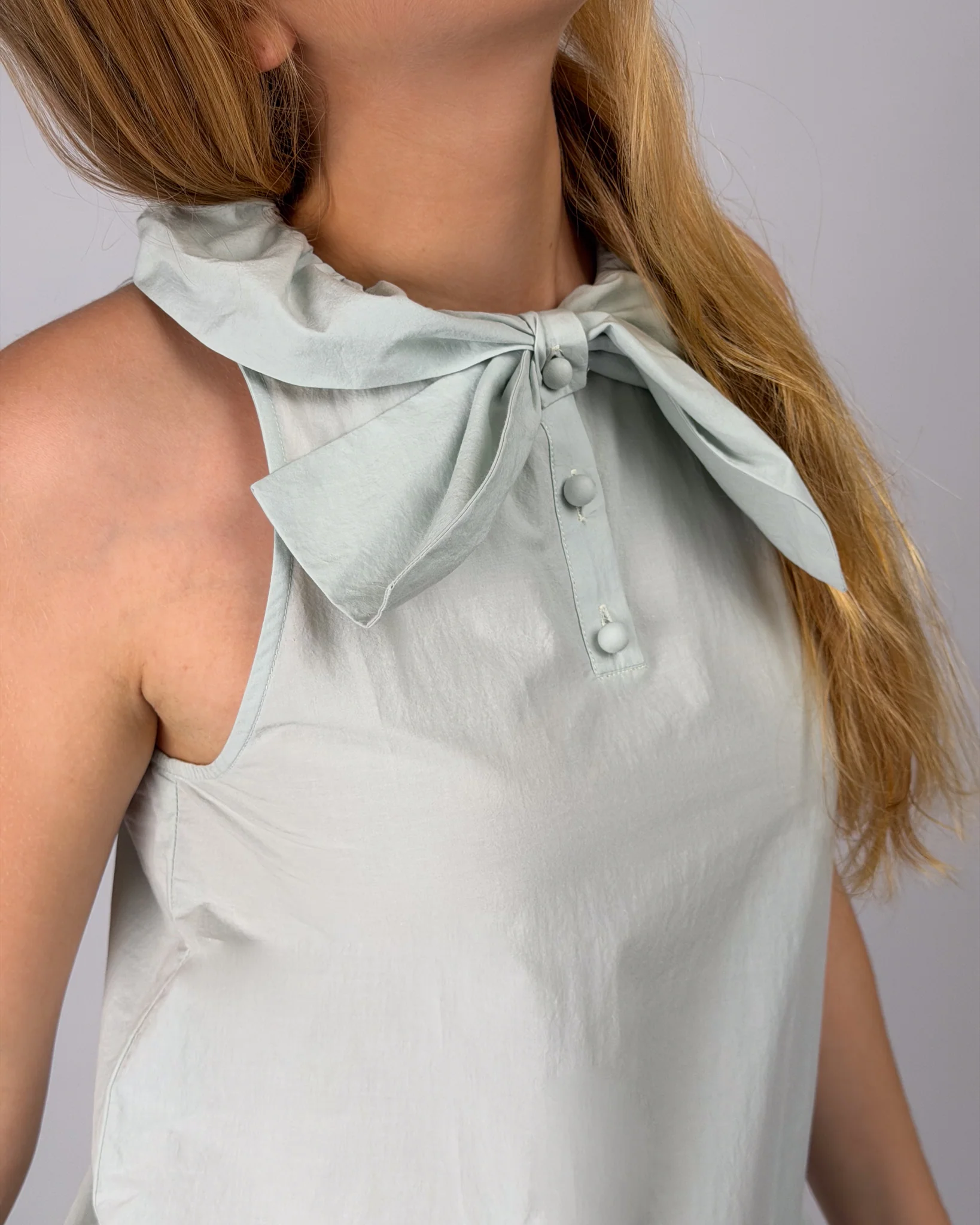 Sail Collar Dress - Mint - Image 3