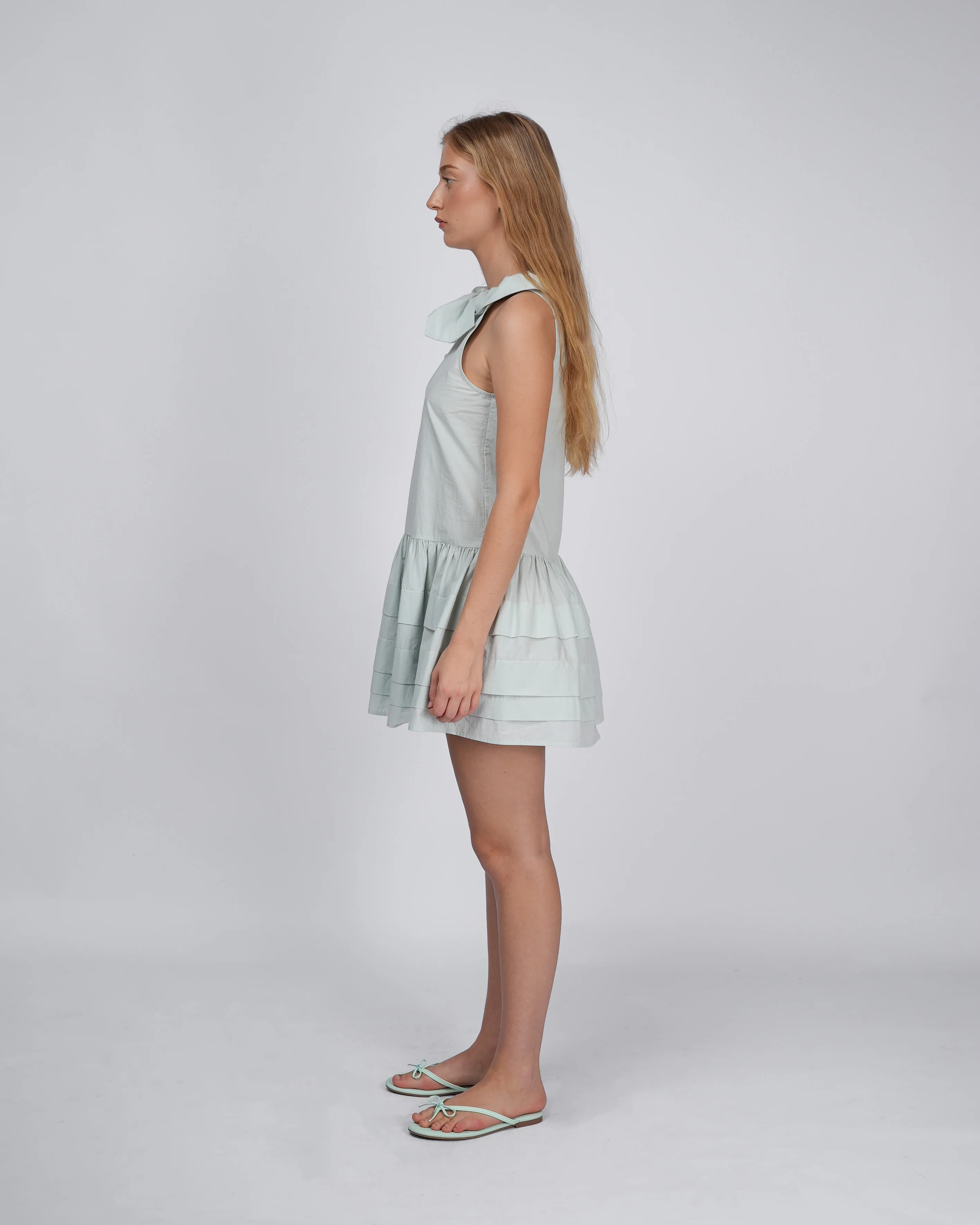 Sail Collar Dress - Mint - Image 4