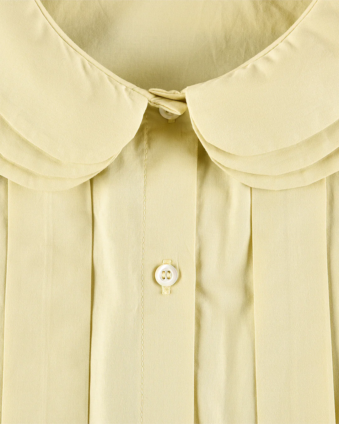Tiered Collar School Shirt - Butternut - Image 7